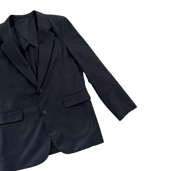 THE ROW MEN'S SLATER SLIM-FIT COTTON-BLEND TWILL BLAZER BLACK US 38 / EU 48 - Picture 2 of 15
